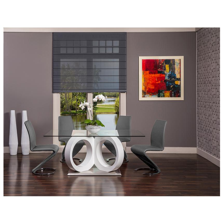 Modway Grey White Dining set