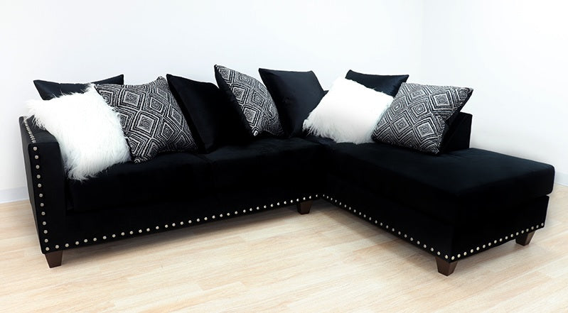 U300 Velvet Sectional Sofa