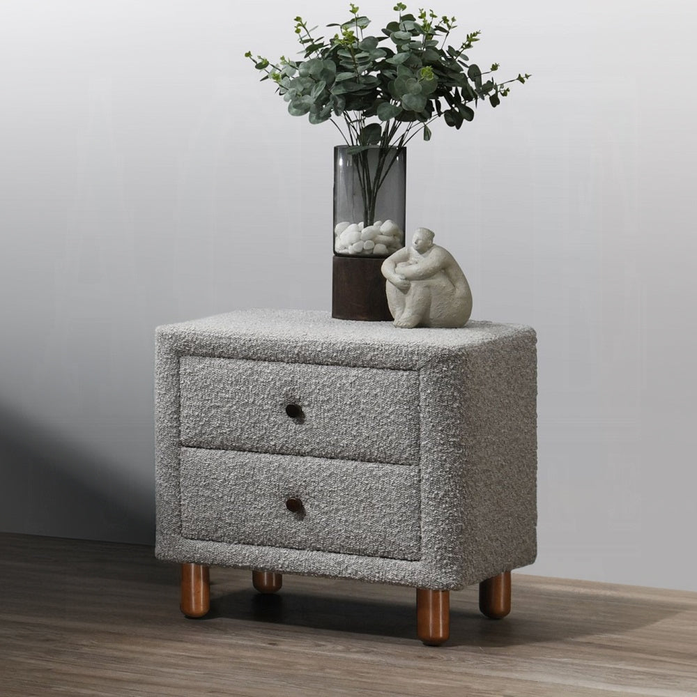 Cleo Boucle Nightstand