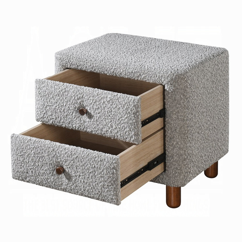 Cleo Boucle Nightstand