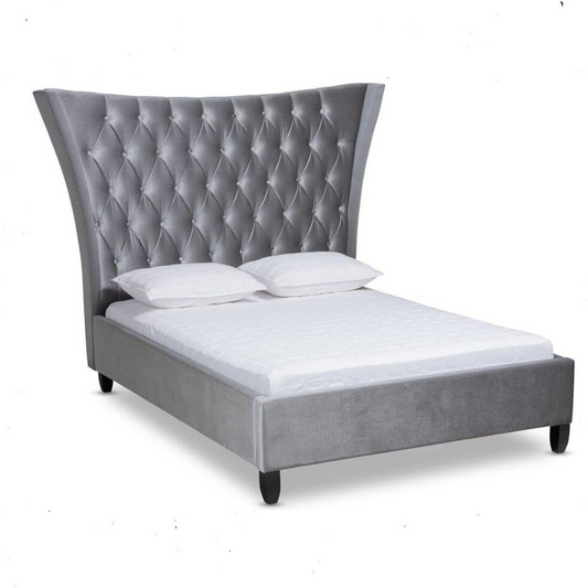 Pierce Wing Back - Grey Bed