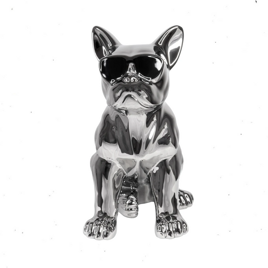 Sitting Bulldog w/ Sunglasses