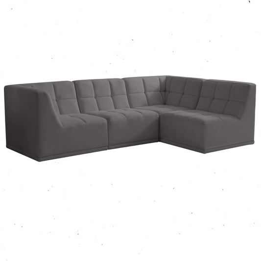 Relax - Modular Sectional 4 Piece - Gray