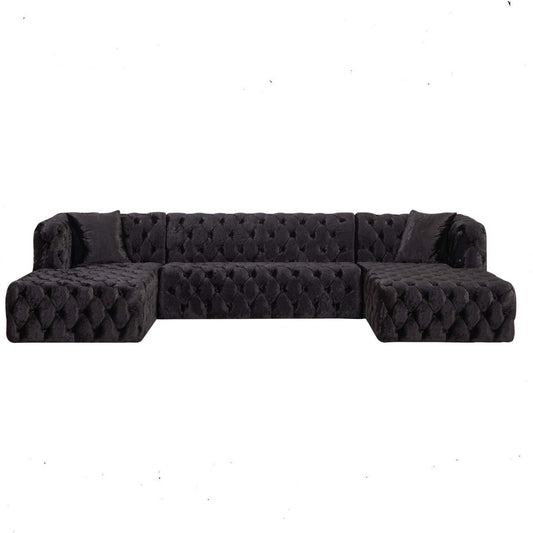 Coco Upholstered Velvet Sectional