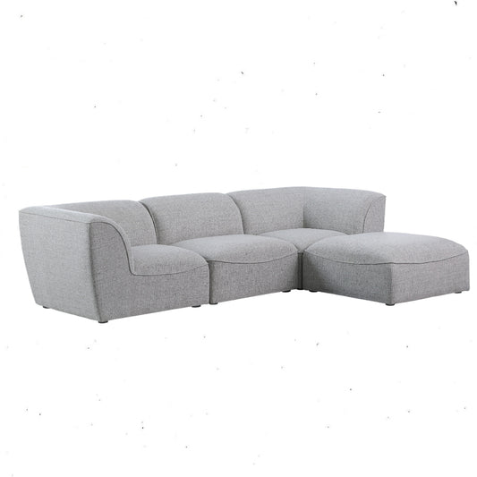 Miramar - Modular Sectional 4 Piece - Gray - Fabric