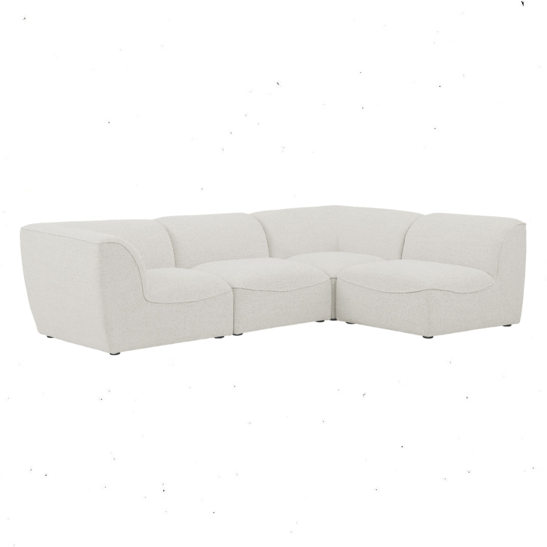 Miramar - Modular Sectional 4 Piece - Cream