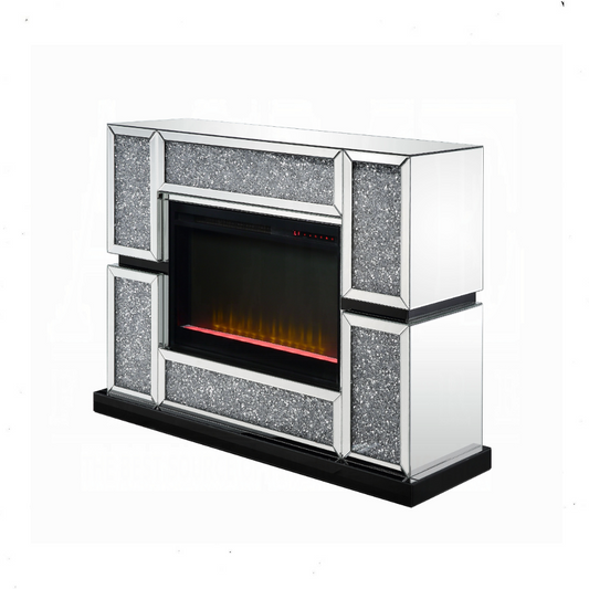Noralie - Fireplace - Pearl Silver - 36"