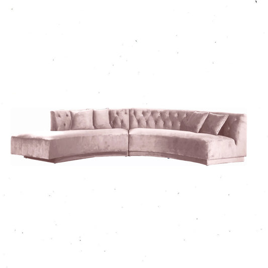 Barbie Velvet - 2 Piece Sectional