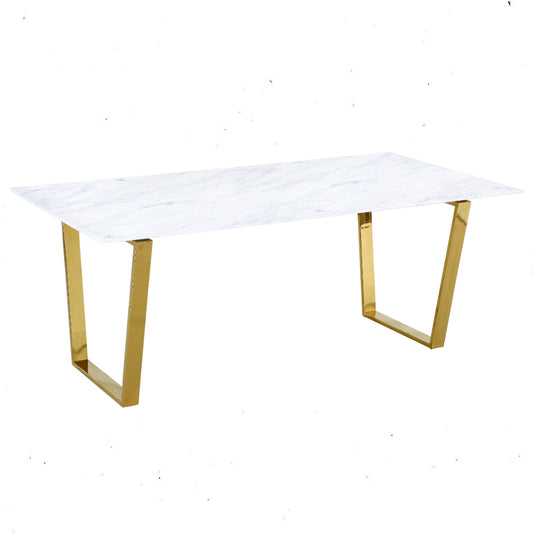 Cameron - Dining Table - Gold