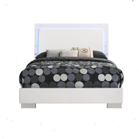 Felicity - Panel Bed with LED Lighting