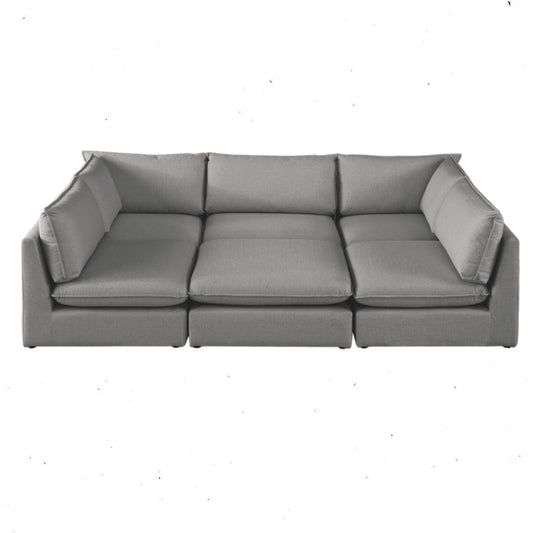 Mackenzie - Modular Sectional 6 Piece - Gray