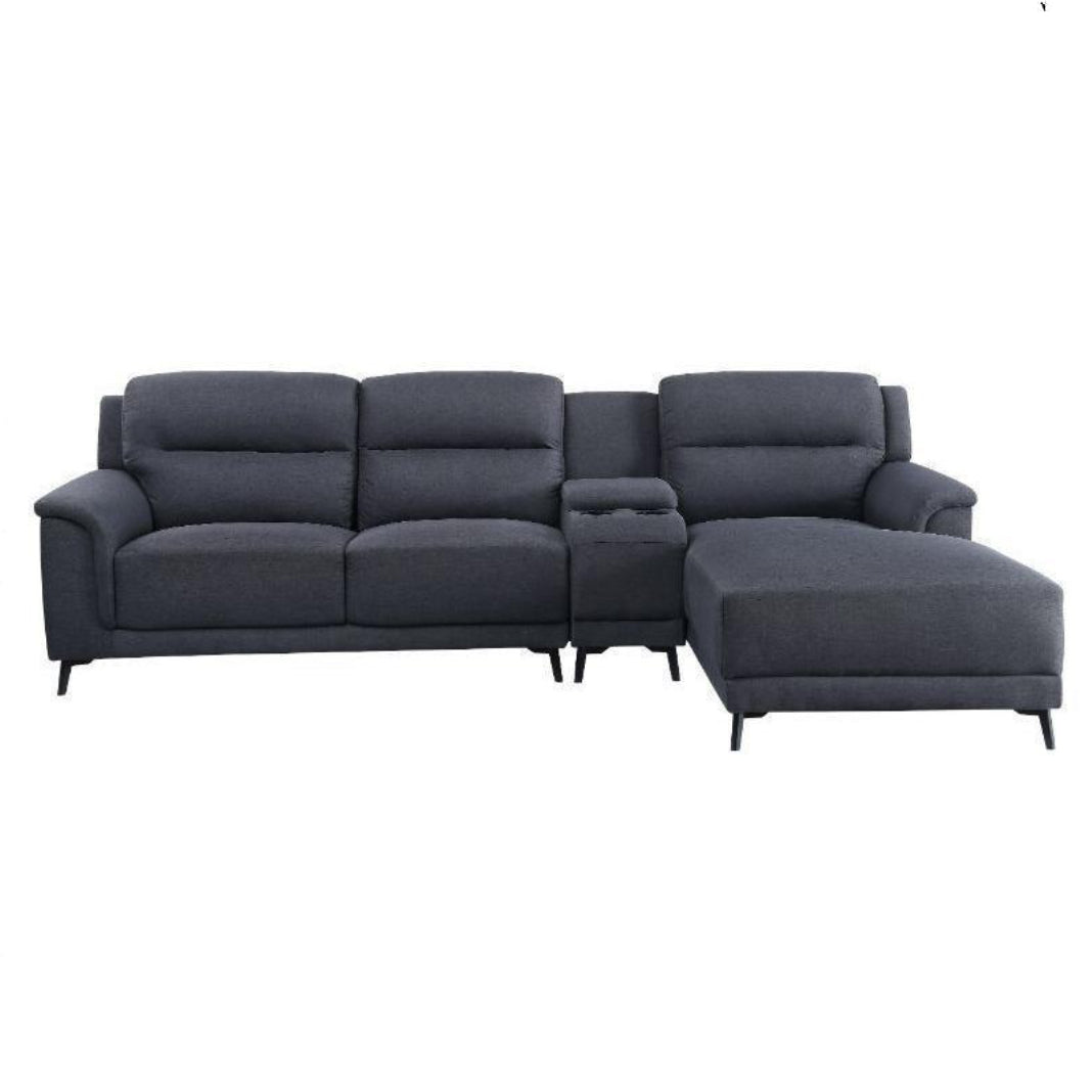 Walcher - Sectional Sofa - Gray Linen