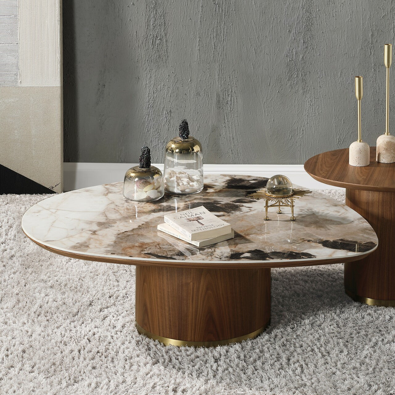 Willene COFFEE TABLE W/CERAMIC TOP