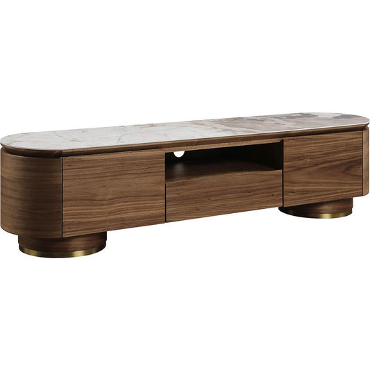 Willene TV Stand w/Ceramic Top