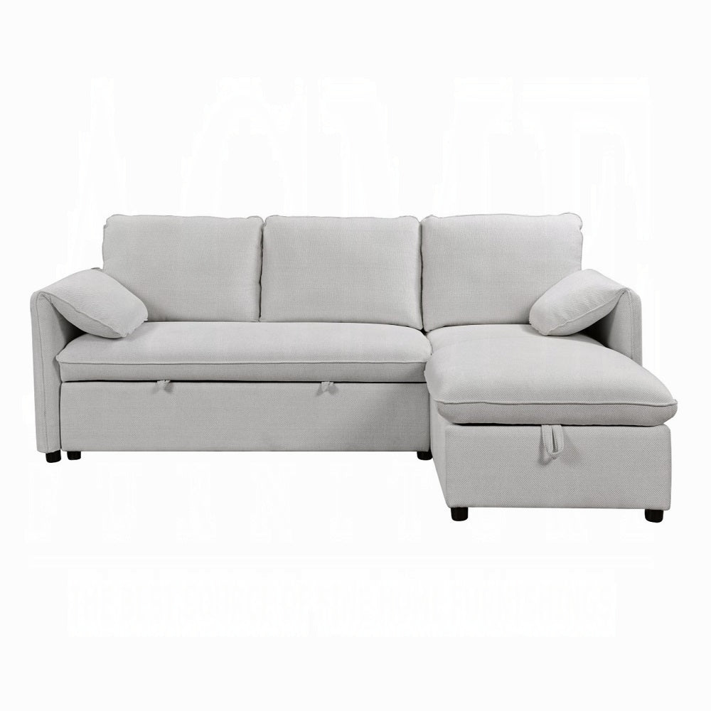 Yaroslav Reversible Sectional Sofa W/Sleeper & Storage