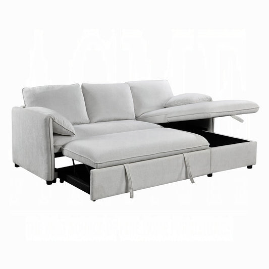 Yaroslav Reversible Sectional Sofa W/Sleeper & Storage