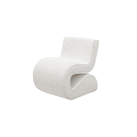 Empire Boucle S-shape chair