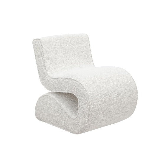 Empire Boucle S-shape chair