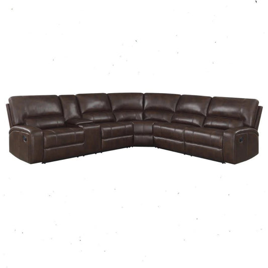 Brunson - Reclining Sectional - Brown