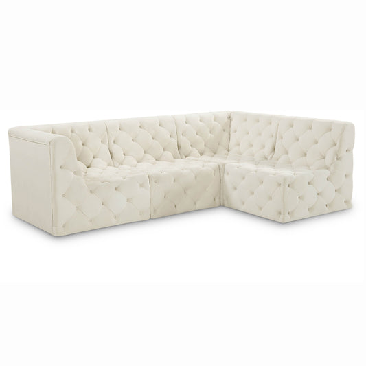 Tuft - Modular Sectional 4 Piece - Cream