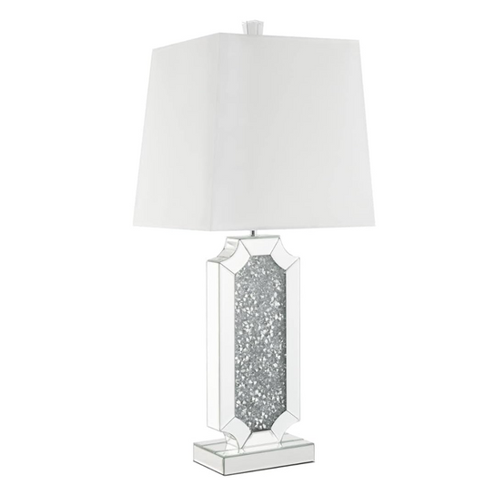 Noralie - Table Lamp - Mirrored & Faux Diamonds - 33"