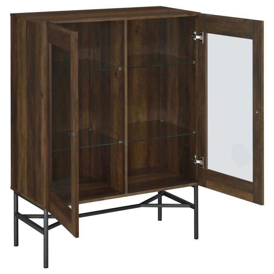 Bonilla - Accent Cabinet With Trestle Base - Brown