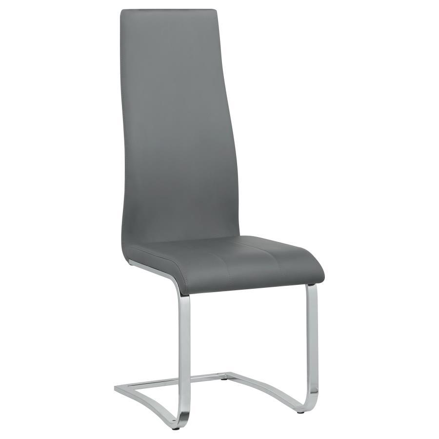 Montclair - PU Leather Dining Chair (Set of 2) - Gray