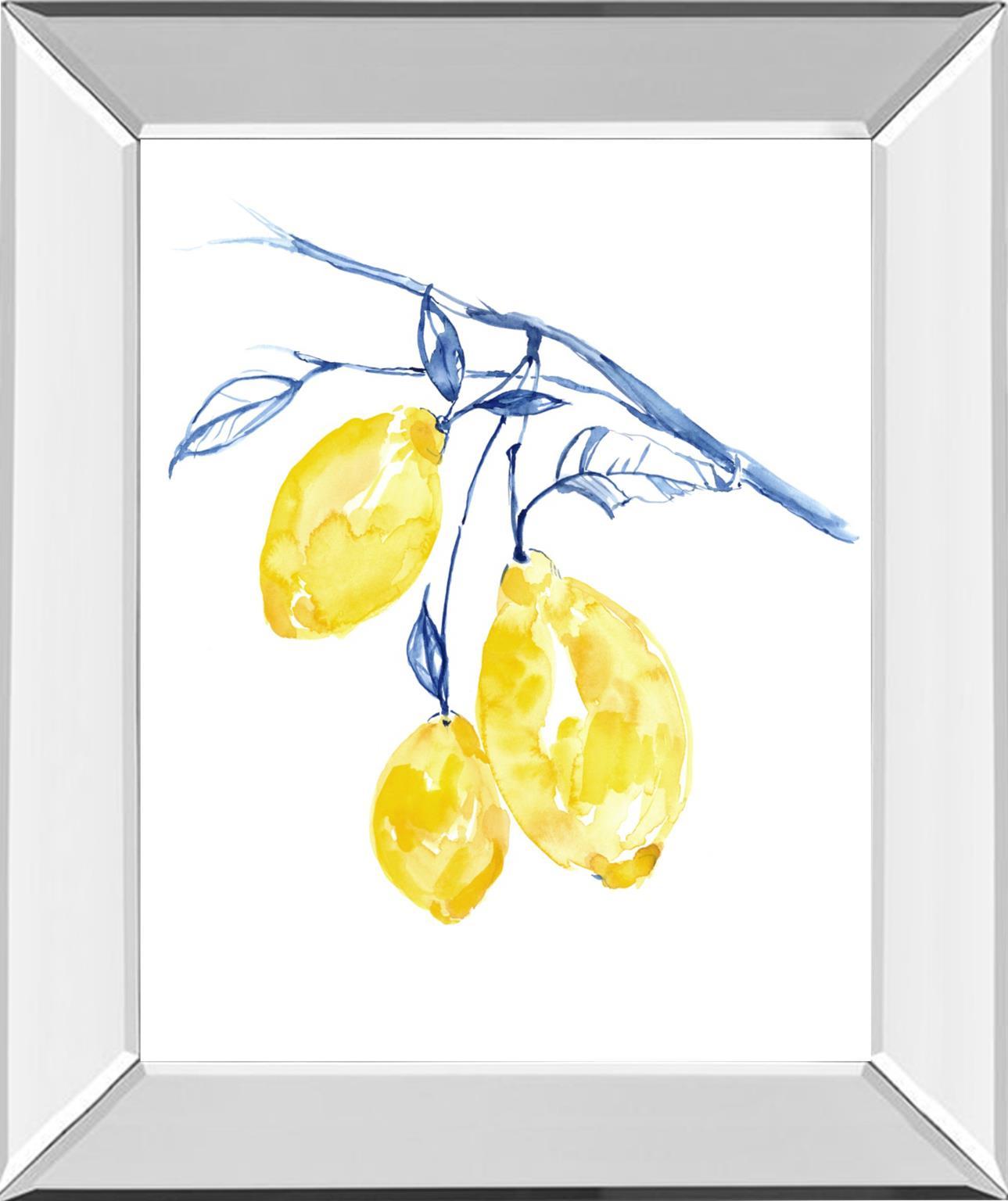 Watercolor Lemons II By Jennifer Goldberger - Yellow