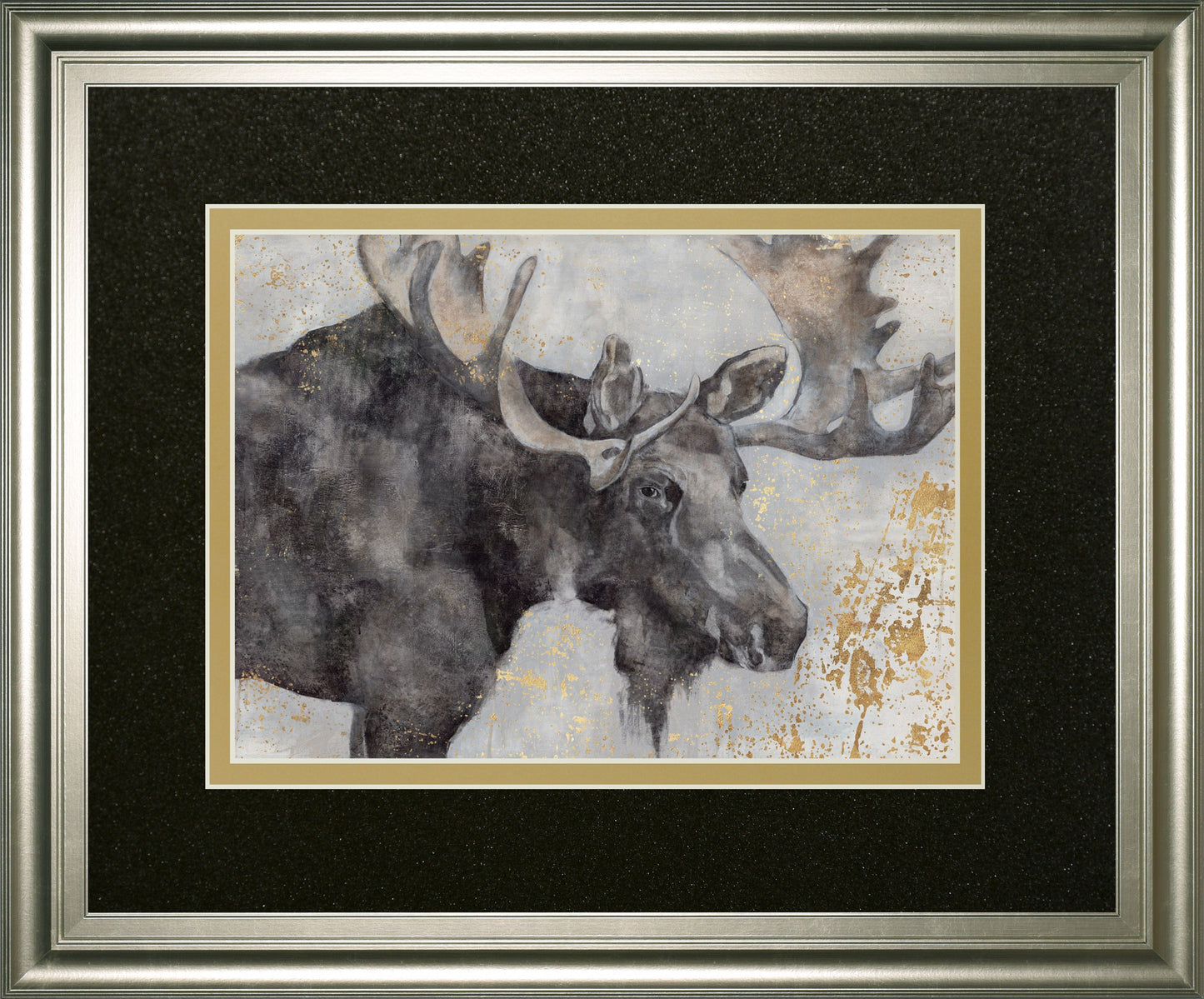 Alces Train I By Beverley Hawksley - Framed Print Wall Art - Black