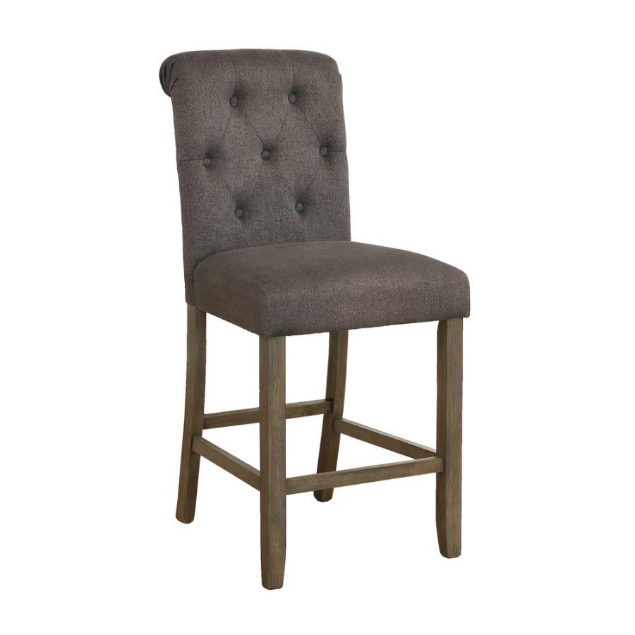 Coaster - Tufted Back Counter Height Stools (Set of 2)