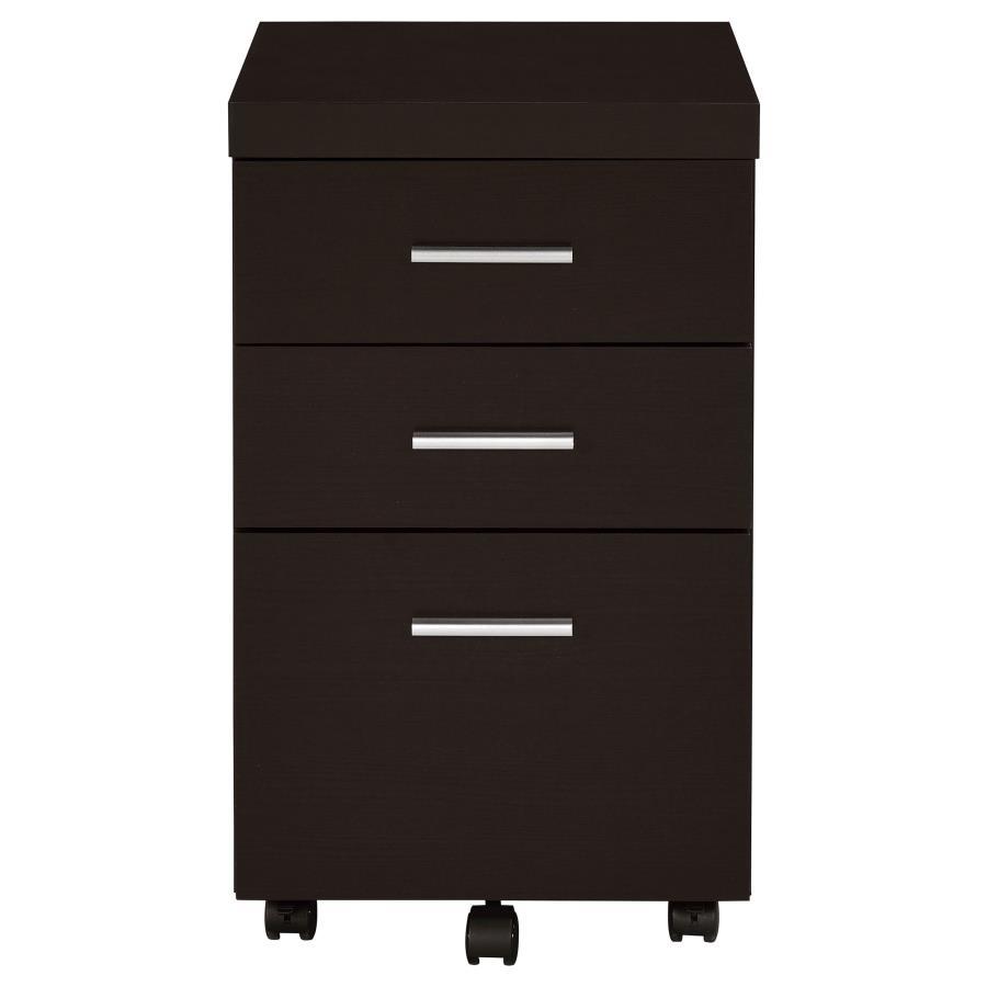 Skylar - 3-drawer Mobile File Cabinet