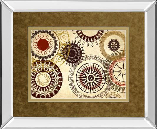 egyptian Textile By Michael Marcon Mirror Framed Print Wall Art