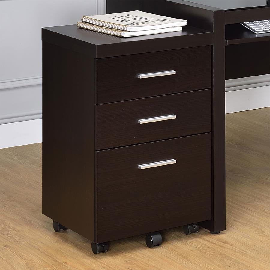 Skylar - 3-drawer Mobile File Cabinet