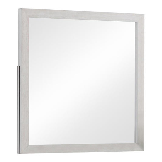 Brantford - Rectangle Dresser Mirror Coastal - White