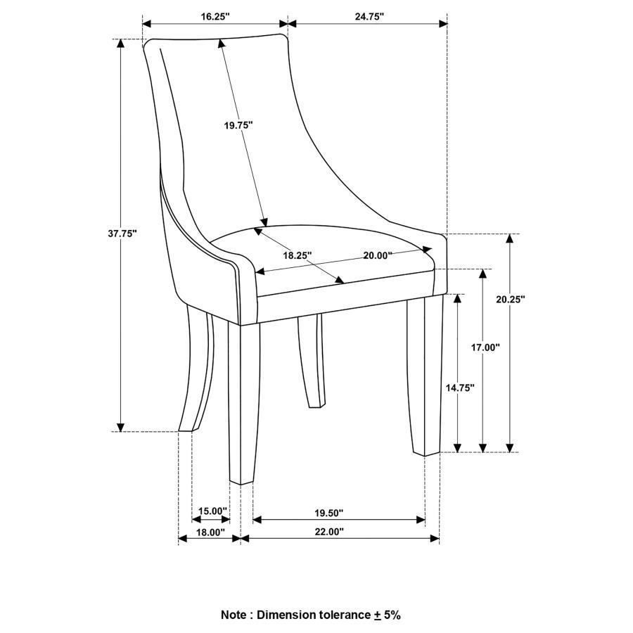 Mindy - Dining Chair (Set of 2) - Grey