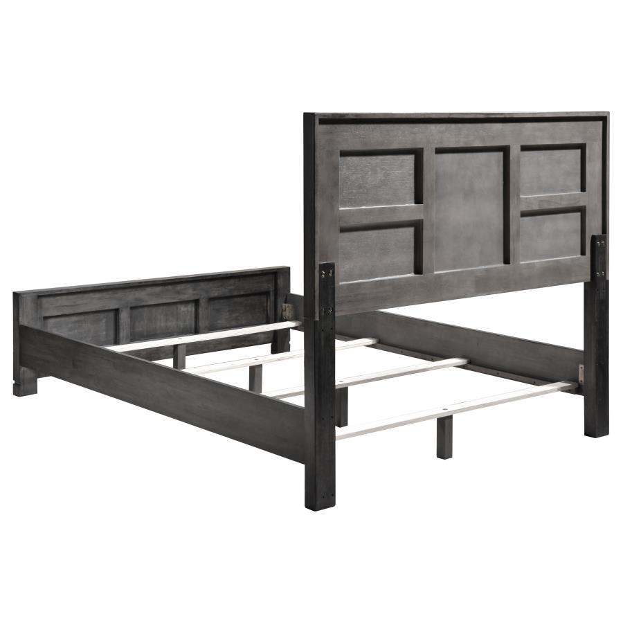 Lorenzo - California King Bed - Dark Gray