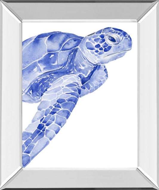 Ultramarine Sea Turtle II By Jennifer Paxton Parker - Blue