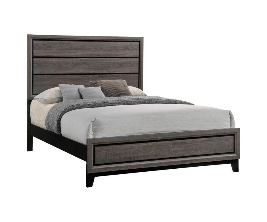 Watson - California King Bed - Gray Oak