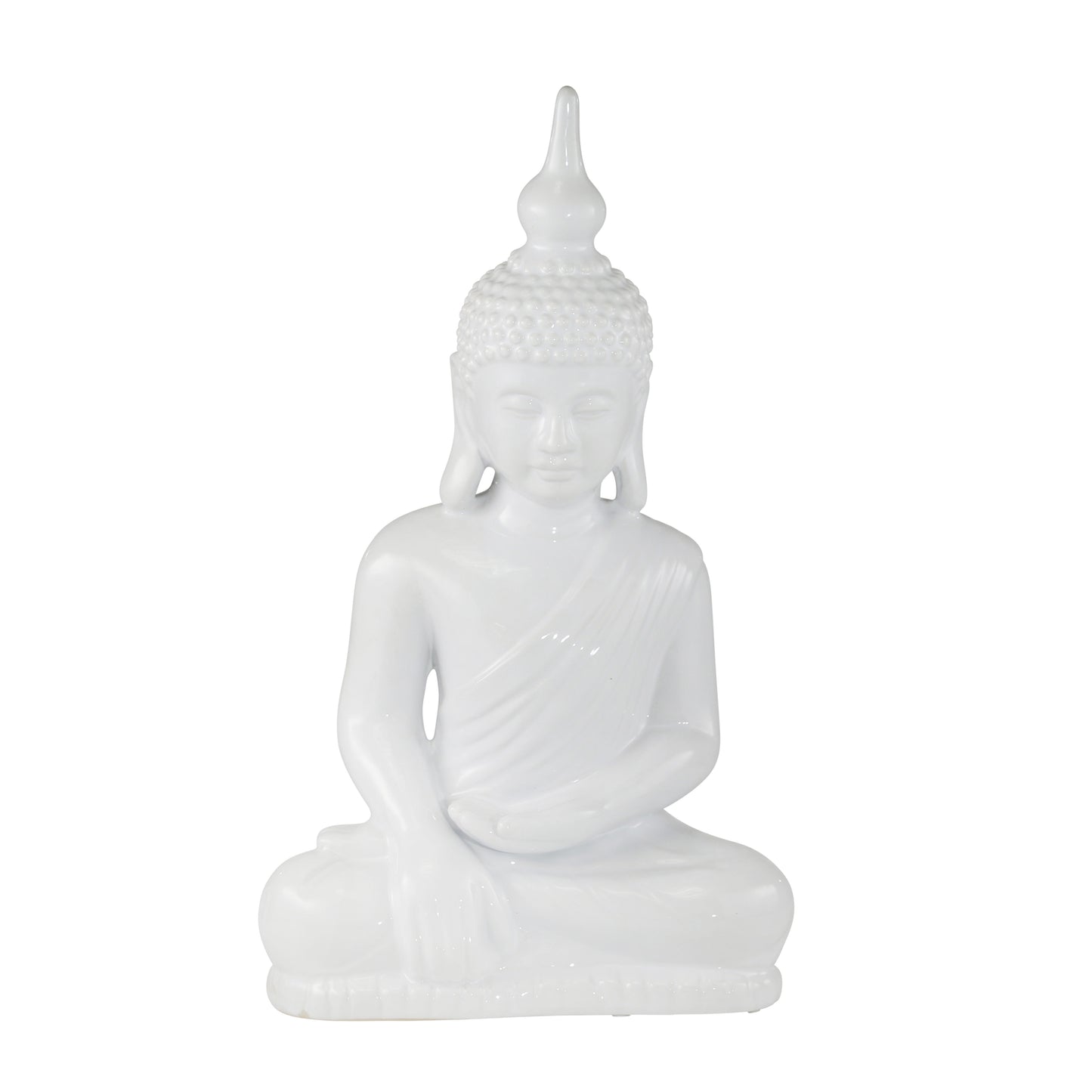 Ceramic Buddha - White