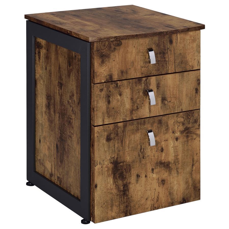 Estrella - Filing Cabinet - Brown