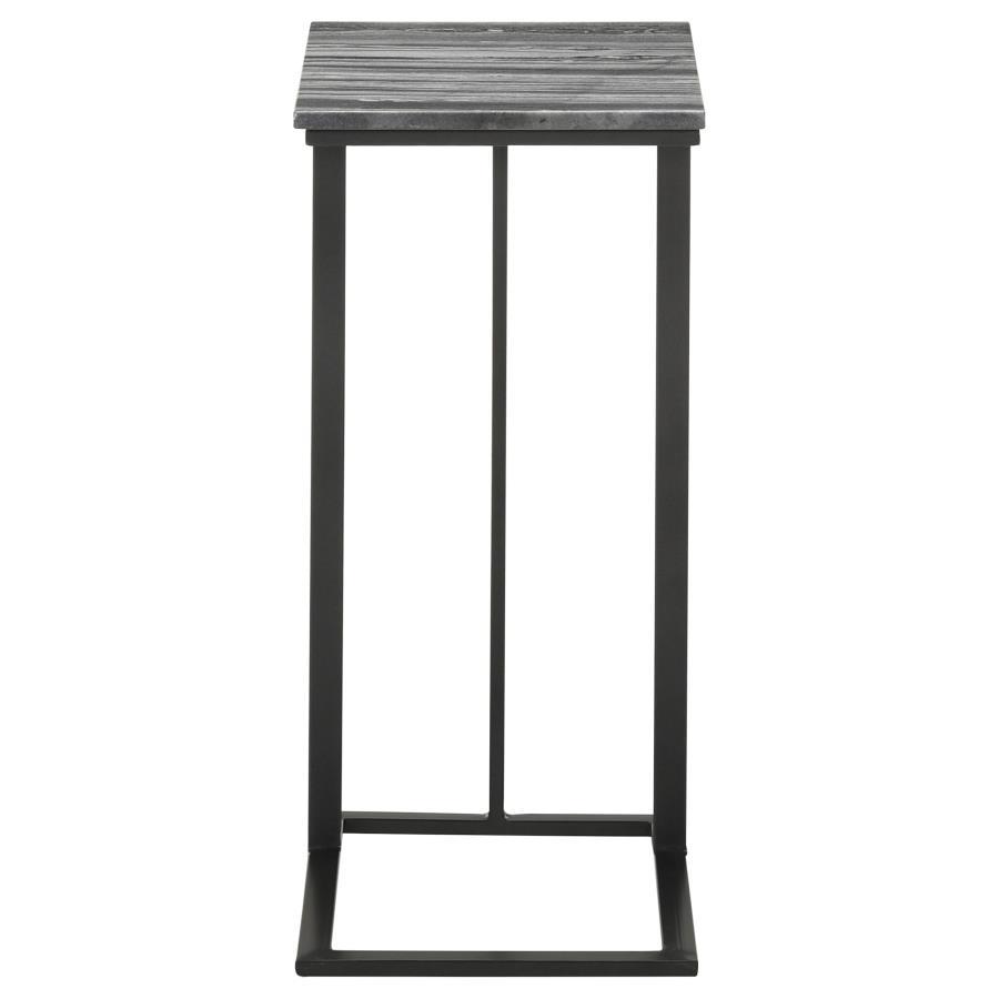 Vicente - C-shape Accent Table - Black