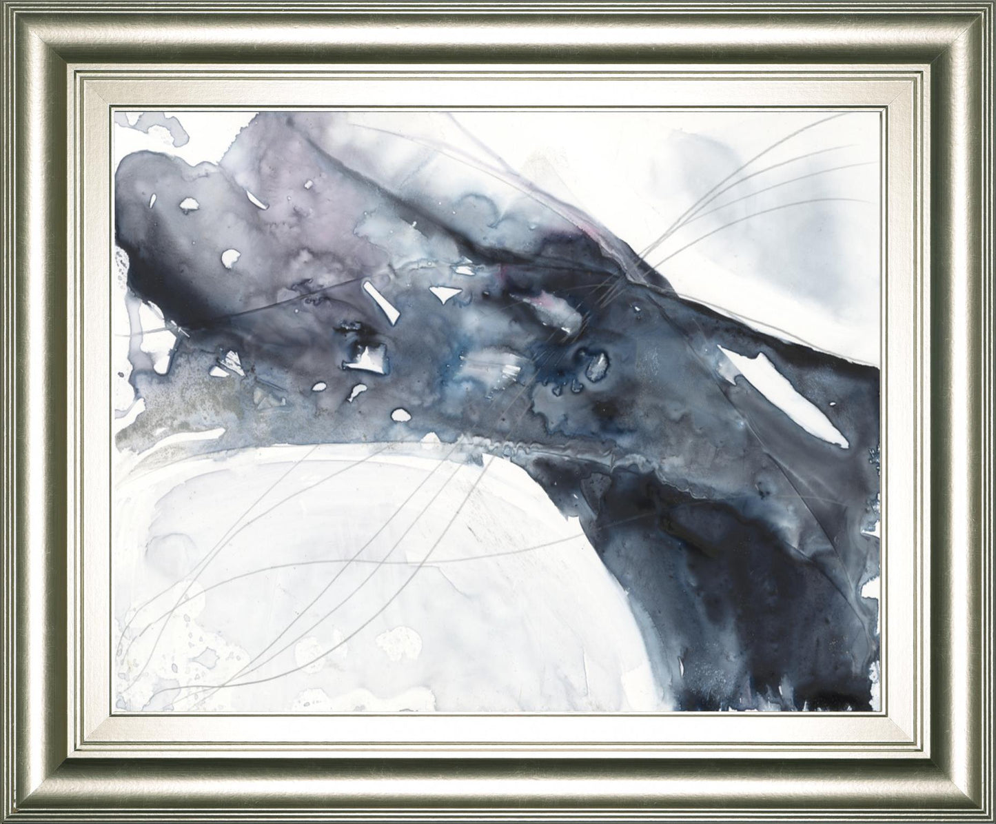 Agate Wave II By Jennifer Goldberger 22x26 - Blue