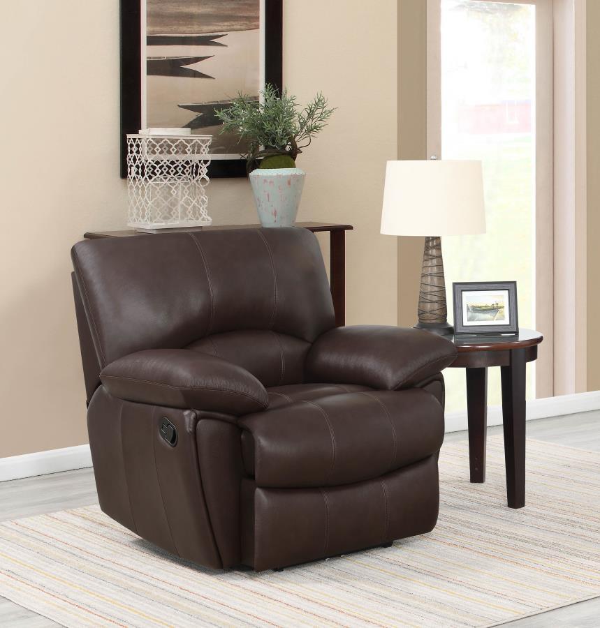 Clifford - Pillow Top Arm Recliner - Brown