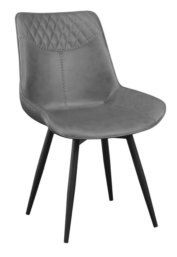 Brassie - Upholstered Side Chair (Set of 2) - Gray