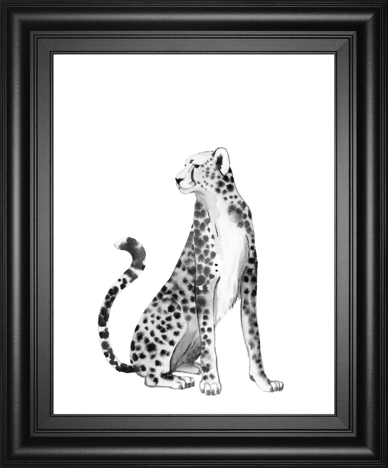 Chrome Cheetah II By Grace Popp 22x26 - Dark Gray