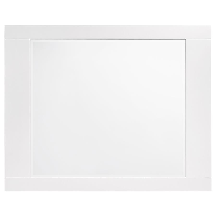 Felicity - Rectangle Dresser Mirror - White