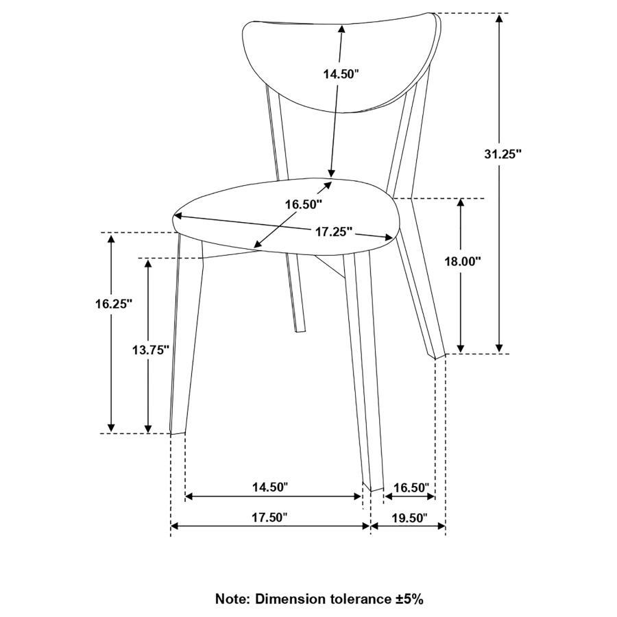 Malone - Dining Chair (Set of 2) - Black