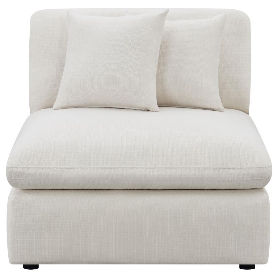 Hobson - Armless Chair - White