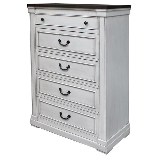 Hillcrest - 5-Drawer Chest - White