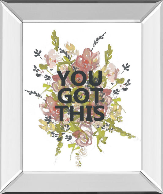 Empower Flowers I By Jennifer Goldberger - Green